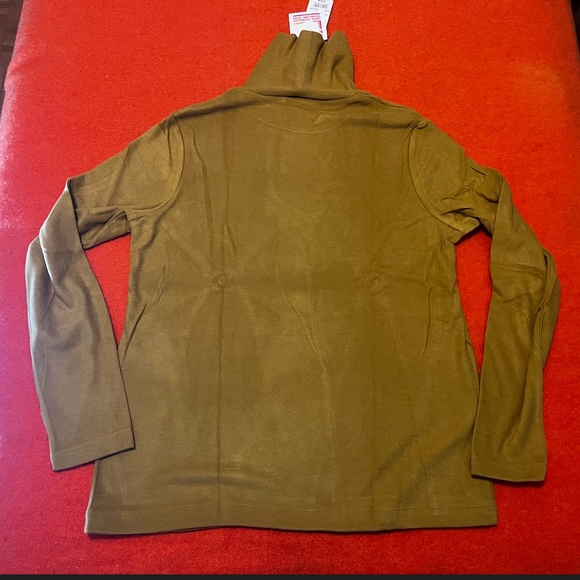 Uniqlo yellow mustard Heattech fleece turtleneck long sleeve sweater NWT - Picture 7 of 8